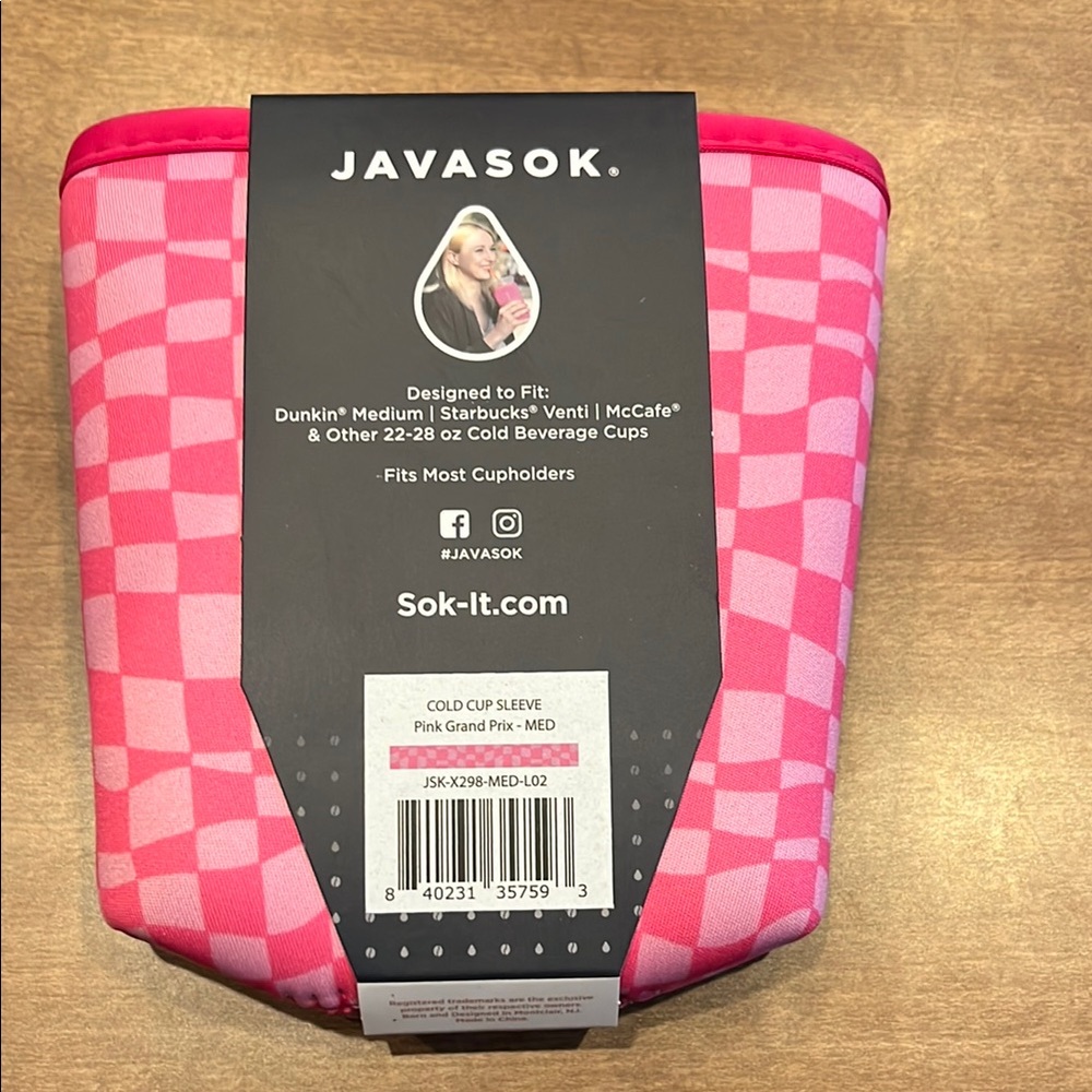 Pink Cold Cup Sleeve